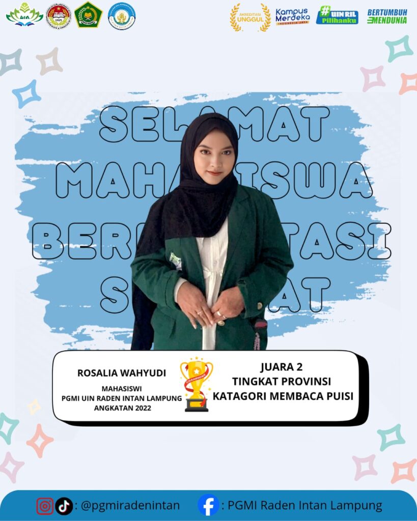 MAHASISWI BERPRESTASI PGMI UIN Raden Intan Lampung – Pendidikan Guru ...