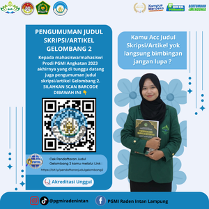 PENGUMUMAN JUDUL SKRIPSI/ARTIKEL GELOMBANG 2 ANGKATAN 2023